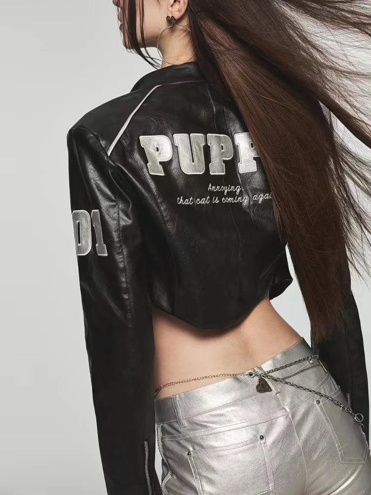 Parka minimalist oversized vintage graffiti bomber