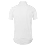 New 2021 Luxury Men Classic Embroidered bee stripe Ribbon Fashion Cotton Casual Shirts Shirt High Quality Short Sleeves A65