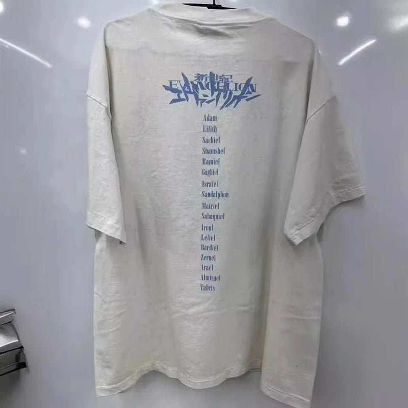 Harajuku Oversized Shirt – Saint Short Sleeve Top Tees Men Woman Best Quality Space Exp – Urban Streetwear for Men & Women
