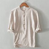 Cyberpunk Broken heart – Cotton Linen T Shirt Men Women 2023 Spring Summer New Khaki