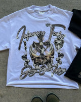Sadcore Streetwear – American Sweetheart Graphic T Shirts Oversized Y2K Top – Edgy Streetwear for All Genders