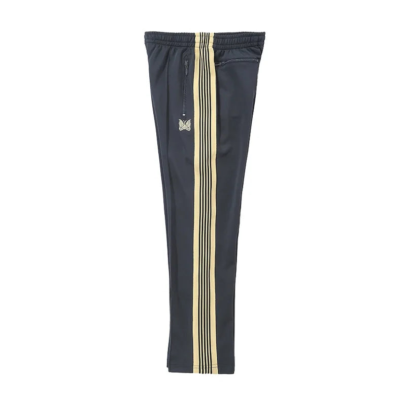 best quality embroidery logo new pants men woman side edge weaving stripe drawstring loose casual grey motion trousers unique default style 5118