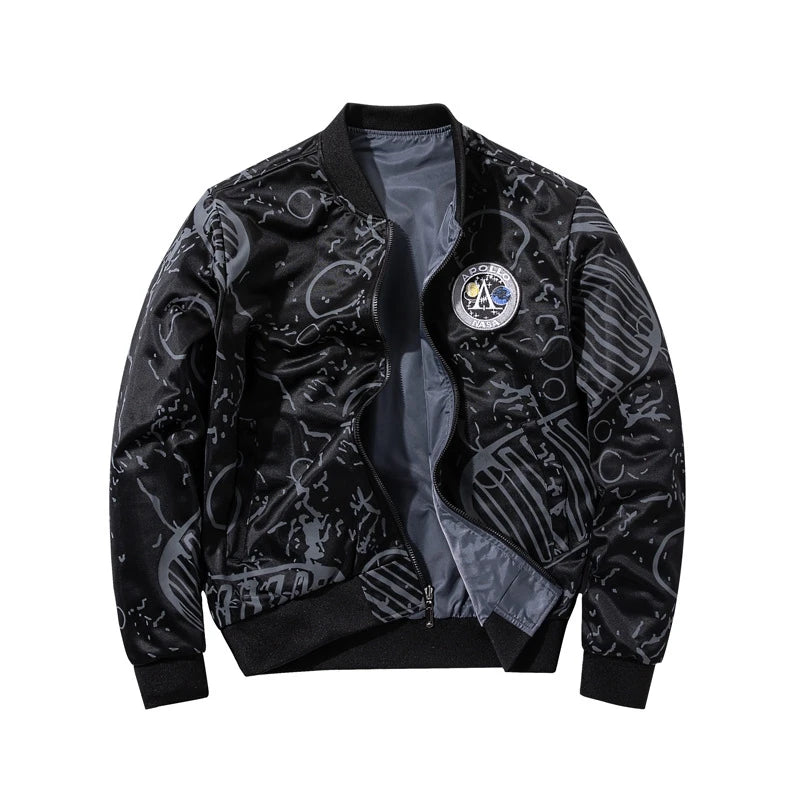 menswear fashion piece featuring rainbowtouches mens jacket fashion street wear flying jacket mens sports jacket coat autumn and winter loose printing jacket design – premium quality jacket for men