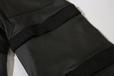 high street striped pu leather cargo pants mens harajuku straight ropa hombre loose overalls oversized casual trousers unique cargo style 5774