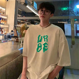 Sadcore Oversized shirt – Korean Style Street Letter Printed Short Sleeved T Shirt For