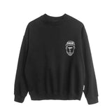 Spring and Autumn Korean Style New Style Men's Round Neck Sweatshirt American Ins Casual Loose Cartoon Print Jacket Warm Top