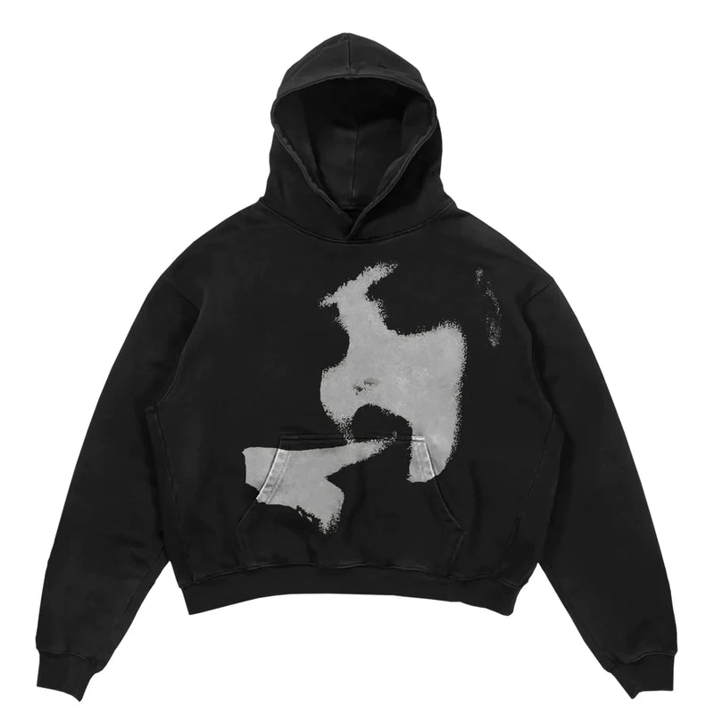 Y2K Womens Top Hoodies Sweatshirt Pullover Oversized Streetwear Vintag