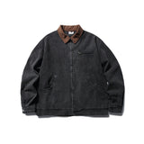 Zip-up hooded graffiti nan quilted streetwear