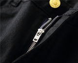 high new 2022 classical vintage morden luxurious embroidered bee crown jeans cotton denim pants comfort casual 28 38 n404 unique jeans style 1252