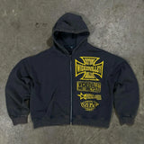 Y2k Long Sleeved Pullover Hoodie Sweatshirt Retro Printed Pattern Clothes Streetwear Hip-Hop Rap Gothic Style Punk Tops 2024