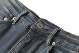 y2k washed gradient jeans pants blue stretch floor mop pants distressed casual micro speaker baggy mens and womens flare jean unique jeans style 112