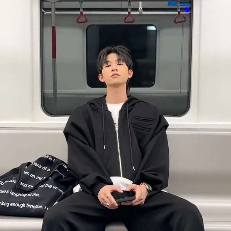 graphic winter jacket, 2025 streetwear trend, cool weather
