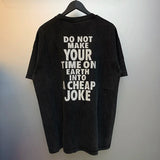 Skatercore Top – Saint T Shirt Men Woman 2024Ss High Quality Wash Black Skull – Urban Streetwear for Men & Women