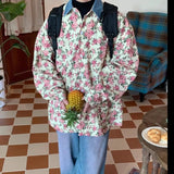checkered varsity coat, layered streetwear look, trendy