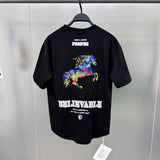 Skatercore Chrome logo – Summer Short Sleeved T Shirt Three Dimensional Embroidery Am