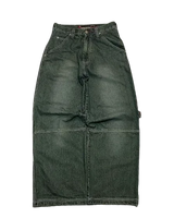 high street casual trousers punk style wide leg pants gothic classic vintage straight pantsy2k baggy letter print women jeans denim street jeans