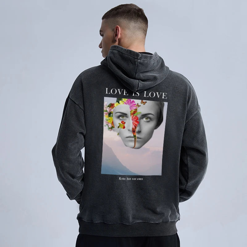 skatercore oversized shirt featuring rainbowtouches washed mens new hoodie vintage unisex original design hoodies high street graphic fashion loose mens hoodies