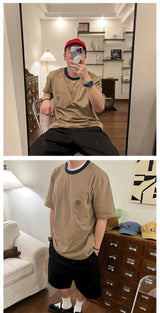Gothic Oversized shirt – Korean Retro Summer T Shirt For Men And Women Loose Casual R