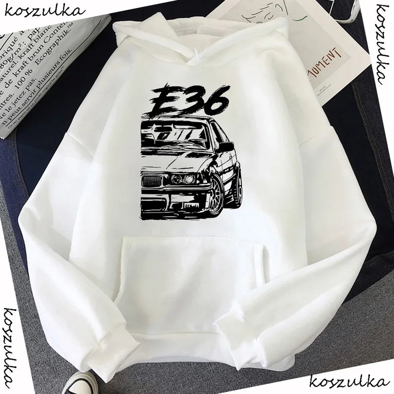 New Original Sweatshirt Harajuku Handsome Car Niche Hoodie Men And Wom