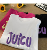 Y2k Melting smiley – Harajuku Street Foaming Printing T Shirt Men Round Neck Shor