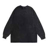Harajuku Streetwear top – Harajuku Skeleton Printed Retro Distressed Washed T Shirt Me