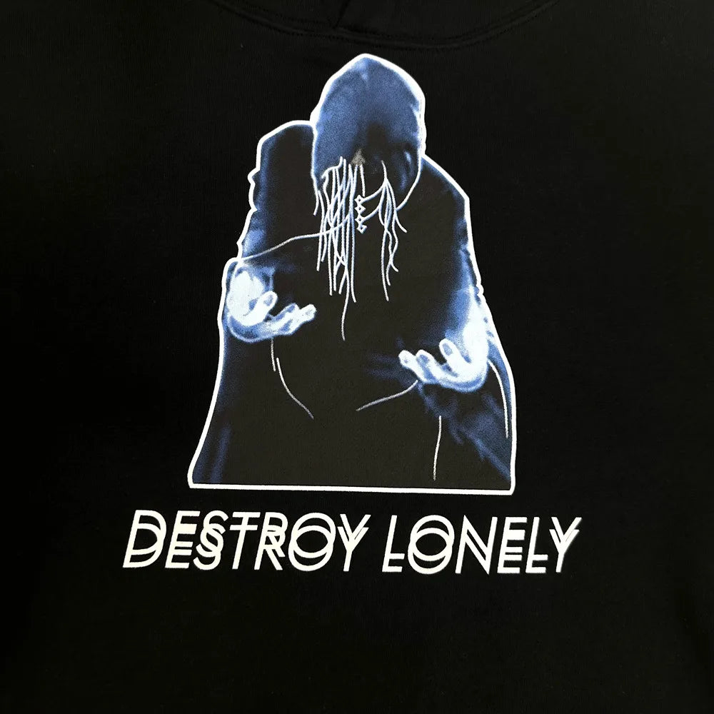 cyberpunk chrome print featuring new hot 2024 ken carson merch playboi carti whole pullover hoodies hoody hooded sweatshirts velvet cotton thick 730