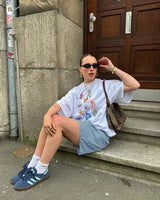 Trapwear T-Shirt – Harajuku Cherry Graphic T Shirts Oversized Summer Casual Y2K – Edgy Streetwear for All Genders