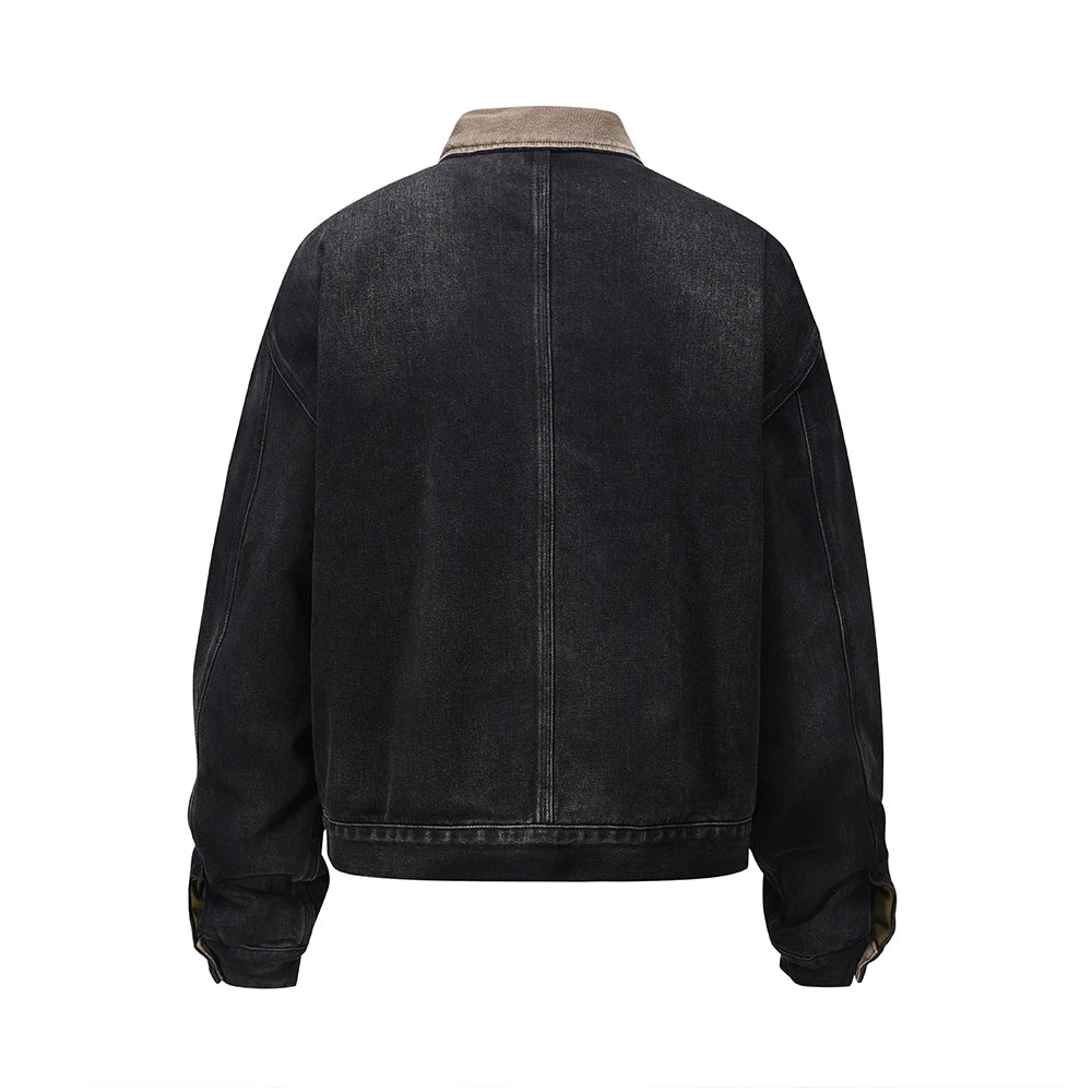 Minimalist vintage bomber nan quilted parka