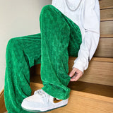 autumn casual pants men fashion straight plaid pants men streetwear hip hop loose wide leg pants mens vintage trousers m 3xl menswear bottoms