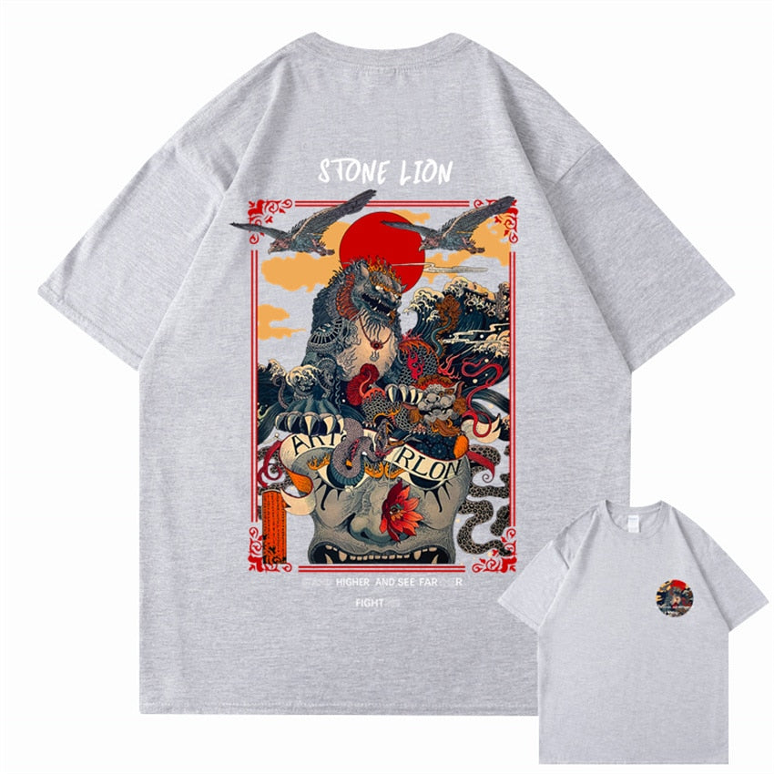 "Standing Strong" Graphic Unisex Streetwear Vintage Women Men Y2K T-Shirt