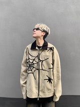 retro baseball bomber, cold season style, for men, fall streetwear outfit, oversized style, layered fashion, modern aesthetic