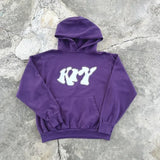 y2k goth trend letter print oversized pullover men's 2024 streetwear casual Harajuku loose versatile sweatshirt hoodie top