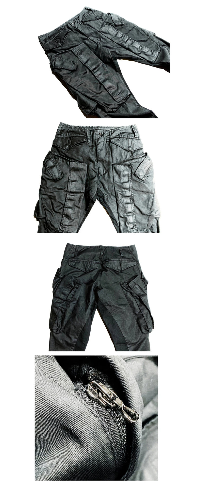2022 multi pockets cargo pants hip hop tactical function pants casual joggers trousers streetwear unique joggers style 4539