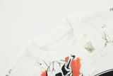 Y2K fashion hoodie with teddy bear glitch graphics