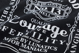 Vintage Retro Washed Distressed High-Street Printing T-Shirt Tops