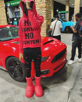 Colorful New Trendy Gothic Pattern Letter Print Oversized Hoodie Mens