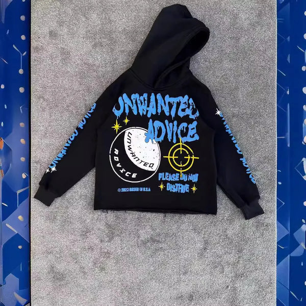 2024 y2k long sleeved foam printed pullover hoodie sweatshirt and pants two piece streetwear trendy wear dark vintage casual 1 clean everyday pants