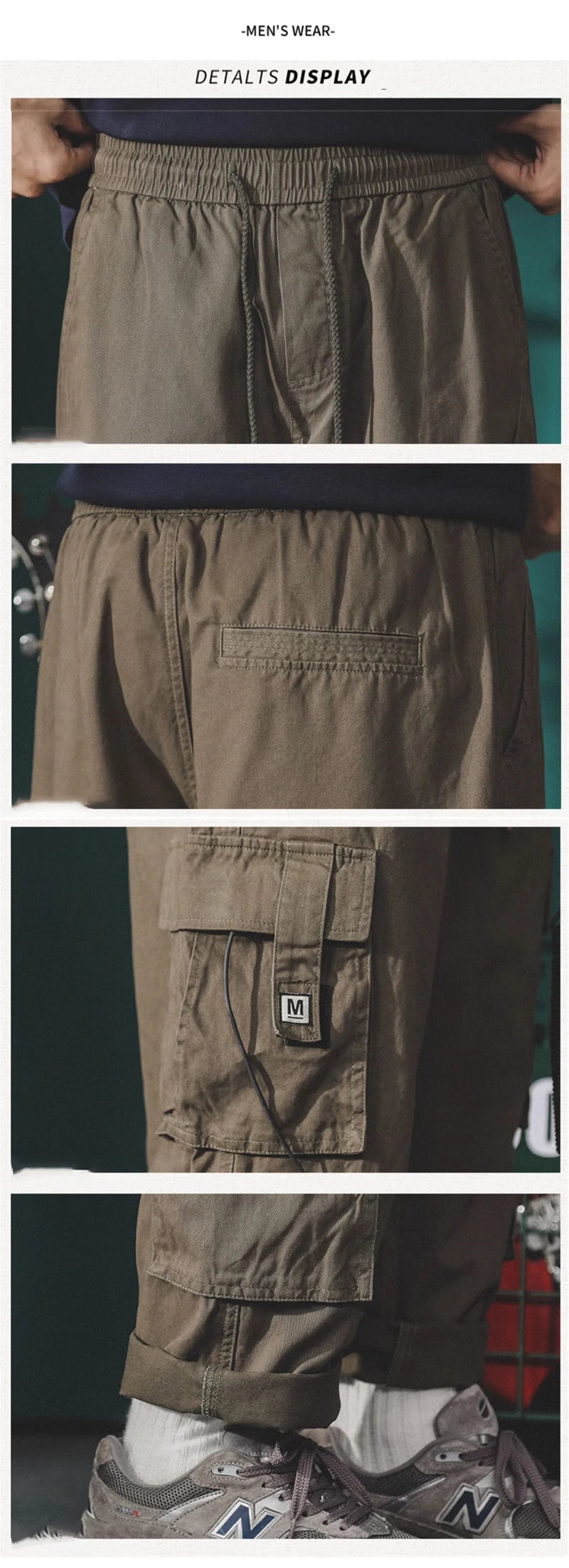 american vintage baggy cargo pants men outdoor sport military tactical sweatpants y2k straight multi pocket overalls trousers unique joggers style 462