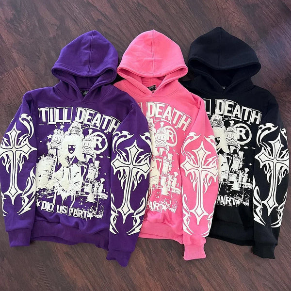 Y2K Womens Clothing Full Zipper Sweatshirt Color Pullover Long Sleeve