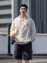 grunge street bomber, modern fit for men, oversized fit
