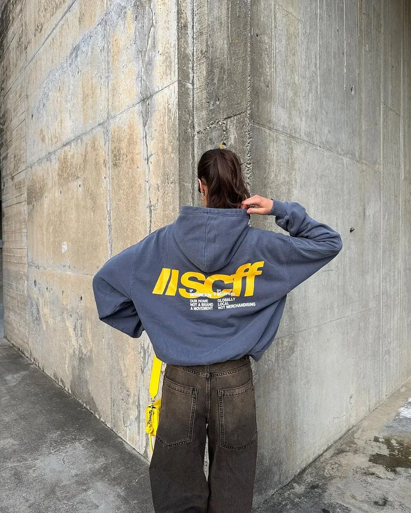 Harajuku Popular Hoodie Oversized Sweatshirt Grunge Hoodies Women Goth