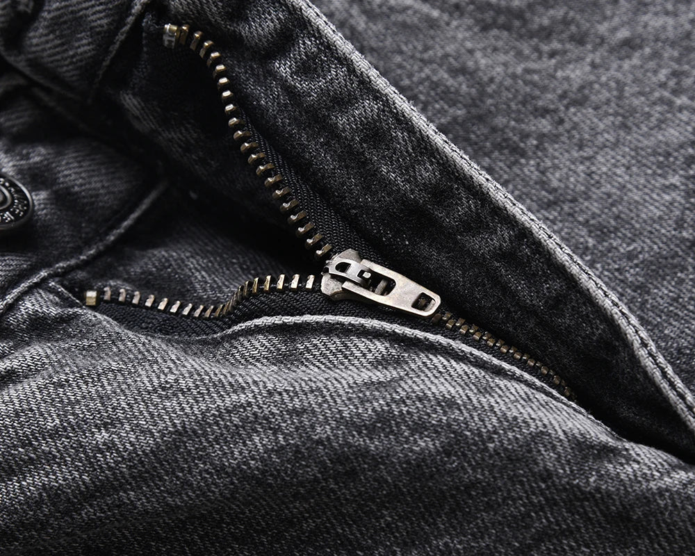 high street washed baggy casual jeans for men and women straight pockets denim pants oversized loose cargo trousers unique cargo style 3882