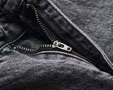 high street washed baggy casual jeans for men and women straight pockets denim pants oversized loose cargo trousers unique cargo style 3882