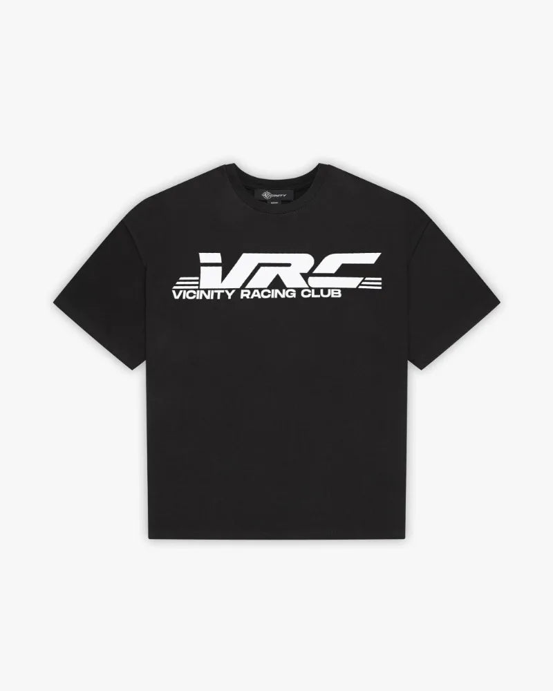 Trapwear Graphic tee – European And American New Racing Letter Printed Oversized Sh