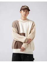 oversized flame knit top, unisex streetwear inspired by 2025 fashion trends, mens fashion layer for modern streetwear collect