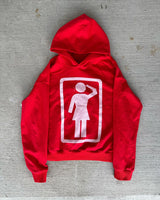 American Trendy Pattern Letter Oversize Hoodie Womens Y2K Street Hip H