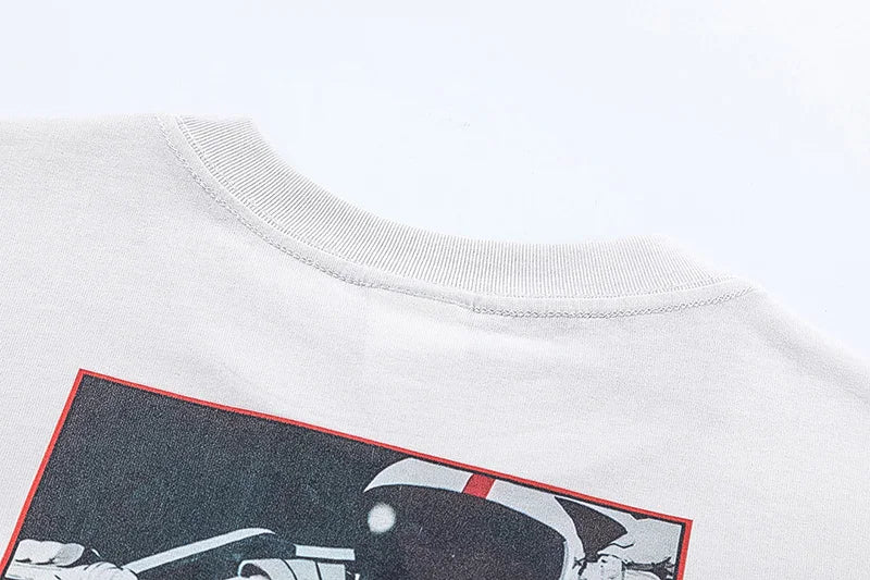 Sadcore T-Shirt – Saint T Shirt Men Woman Summer Good Quality O Neck Loose Let – Urban Streetwear for Men & Women
