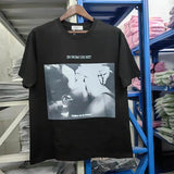 Glitchcore Fashion – High Quality Ih Nom Uh Nit T Shirt Masked Men Letter Printin – Urban Streetwear for Men & Women