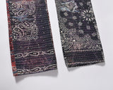 hip hop distressed paisley patchwork baggy jeans pants for men straight y2k ripped casual cargos oversized denim trousers unique cargo style 59