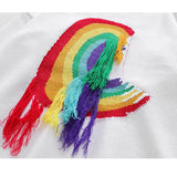 "Fallen Rainbow" Unisex Graphic Men Women Streetwear Sweater Daulet Apparel